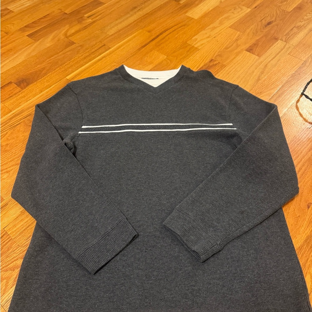 🍋Men's Gray V-Neck Shirt